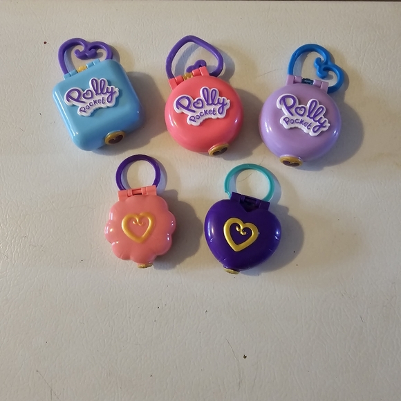 polly Pocket Other - Polly Pocket Mini Compacts set of 5